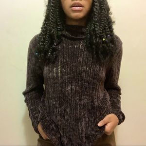 Vintage Chocolate Turtleneck